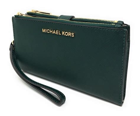 michael kors jet set gunmetal wallet|michael kors wallet double zip.